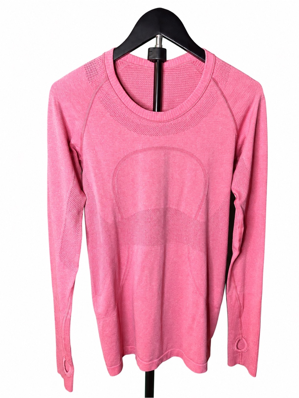 Lululemon Swiftly Tech Long Sleeve Shirt Pink Size 8 Thumbholes